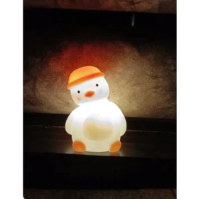 Resim Dekoratif Işıklı Kardan Adam Figürü 