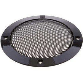 Resim 8x Ev Subwoofer Grills Daire Dekoratif Örgü Hoparlör Koruyucu Kılıf 