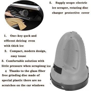 Wezone Araç Kar Ve Buz Temizleme Çok Fonksiyonlu Portatif Kazıyıcı, Lastik Taş Kancalı Buz Sökücü