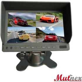 Resim MutNex 7 Inç Araç Içi Lcd Monitör - 4 Kamera Girişli Servis Araçları Için Özel Tasarlanmış Monitör! 
