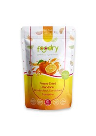 Resim Dondurularak Kurutulmuş Mandalina - Freeze Dry Mandalina 17g Katkısız Çıtır Meyve Atıştırmalığı 17 G 