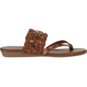 Resim Bueno Shoes Taba Parlak Deri Kadın Parmak Arası Terlik 01WU7448 01WU7448 