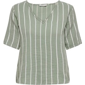 Resim Only Onlnora S/s Top Ptm Kadın Gömlek Mint 