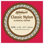 Resim D'Addario J2705 Normal Tension Tek Klasik Gitar Teli (A) 