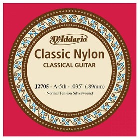 Resim D'Addario J2705 Normal Tension Tek Klasik Gitar Teli (A) 