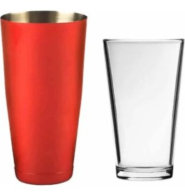Resim Kokteyl Yapım Seti 2li Baston Shaker 750 ml + Bar Süzgeci Saplı Kokteyl Hazırlama Seti Bar Seti 