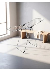 Resim Perilla Livia Kalın Borulu Metal Çamaşır Kurutmalık - Kmu17040 Gri 