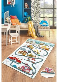 Resim Cıty Of Snow 80X150 Cm Çocuk Ve Bebek Halısı 
