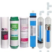 Resim Su Arıtma Cihazı Filtresi 6'lı Filtre Seti Paket 6 Aşama Membran 