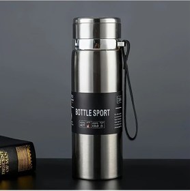 Resim Fochsia 1000ml Paslanmaz Çelik Termos Sıcak Soğuk Saklar Kamp Ofis Spor Seyahat 