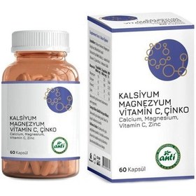 Resim Anti Masc Kalsiyum & Magnezyum & Vitamin-C & Çinko 60 Kapsül 