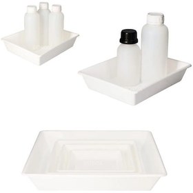 Resim Borox Numune Taşıma Tepsisi 7,3L PP Tepsi Numune Kabı 