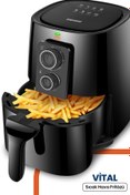 Resim Goldmaster Vital 3.8 Litre Airfryer Sıcak Hava Fritözü Goldmaster