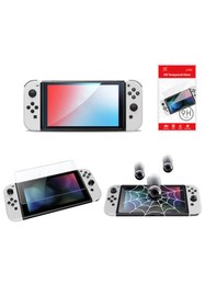 Resim CAFELE Lucky Fox Nintendo Switch Oled Temperli Ekran Koruma Camı 