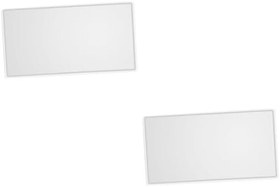 Resim GALPADA 2 Adet Paslanmaz Çelik Dekoratif Ayna Araba Siperliği Için Ayna Aksesuarları Oto Kompakt Makyaj ları Kolay Kurulum sı Makyaj Masası ışıklı Güneş Siperliği 