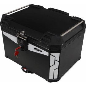 Resim Kaly GP Kompozit Üniversal 57 lt. Alüminyum Motosiklet Çantası Siyah 