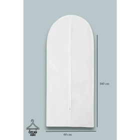 Resim 10 Adet Elbise Kılılfı Gamboç Beyaz 160X60 