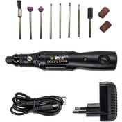 Resim Bn5 Pt3602S Şarjlı Mini Taşlama Gravür Makinası Hobi Seti 13 Parç 