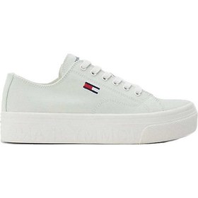 Resim Tommy Hilfiger Vulcanized Kadın Sneaker Yeşil 