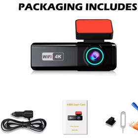 Resim ONS 4k Araç Kamerası – 2160p Ön Gece Görüşlü,, 24 Saat Park Monitörü, 