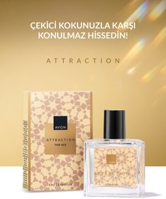 Resim AVON Attraction Kadın Parfüm Edp 30 Ml. Üçlü Set 