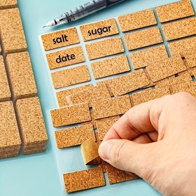 Resim 6 Yaprak/Paket Ahşap Etiketler: Premium Yeniden Kullanılabilir Ahşap Etiket Seti - Şık Ev Düzenleme, Düğün Süslemeleri, Parti Hediyeleri, El İşi Projeleri, Mason Kavanoz Etiketleri 