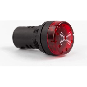 Resim EUROWEST 220V E22Ds/Ms 22Mm Sesli Led Buzzer (90Db) 