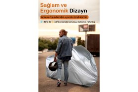 Resim Breen Sym Symphony Sr 125 Arka Çanta Uyumlu Motosiklet Branda Su Geçirmez Dayanıklı Kumaş 