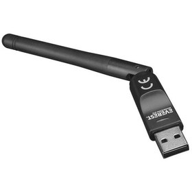 Resim Everest Ewn-212 150Mbps 2Dbi Anten Wi-Fi Kablosuz USB Adaptör 