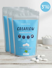 Resim Fortis Vital Creaflow Çiğnenebilir Kreatin 80 Tablet (3 Paket) 