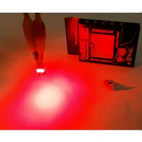 Resim Femex Premium 15Smd Mini T10 Led Ampul Parlak Kırmızı 