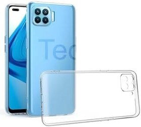 Resim Oppo Reno 4 Lite Kılıf Kamera Korumalı Kılıf Esnek Ve Şeffaf Tpu Silikon Kapak Şeffaf 