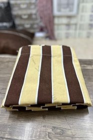 Resim Denge Perde (4965) En -x - Yükseklik Ölçülerle -kahve-krem Özel Dikim Lüks Branda Balkon Perdesi KAHVE KREM 560 x 210 