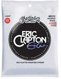 Resim Martin Co MEC12 Clapton's Choice Phosphor Bronze Akustik Gitar Teli Light 12-54 