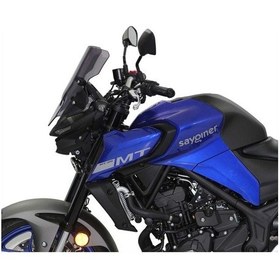 Resim Gp Kompozit Yamaha Mt-25 2020-2024 Uyumlu Ön Cam Siyah 