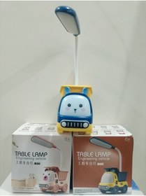 Resim Mugs and love Mavi sevimli kamyon masa lambası 