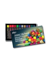 Resim Supertrend Gallery Yağlı Oil Pastel Boya Seti Metalik Ve Neon Renkler 12 Renk Görsel Rengi 