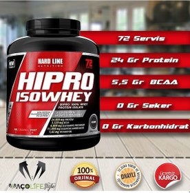 Resim Hardline Hipro Isowhey 1800 Gr Isolate Izole Whey Protein Tozu 