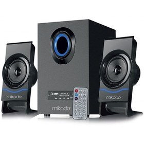 Resim MIKADO MD-1700BT 2+1 SIYAH USB+SD+FM DESTEKLI UKLI MULTIMEDIA BLUETOOTH SPEAKER (4453) 