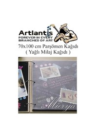 Resim Parşömen Kağıdı Milaj Kağıdı 70x100 Cm 20 Adet Yağlı Çizim Kağıdı Parşumen İnce Kopya Kağıdı 