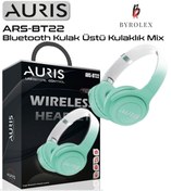 Resim Auris KULAK ÜSTÜ SİLİKON KULAK YASTIKLI KABLOSUZ (BLUETOOTH) KULAKLIK 