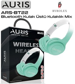 Resim Auris KULAK ÜSTÜ SİLİKON KULAK YASTIKLI KABLOSUZ (BLUETOOTH) KULAKLIK 