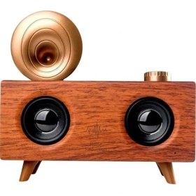 Resim Zero Land Techmrt Gramafon Nostaljik Radyo Yüksek Ses Kalitesi USB Tf Kart Aux 