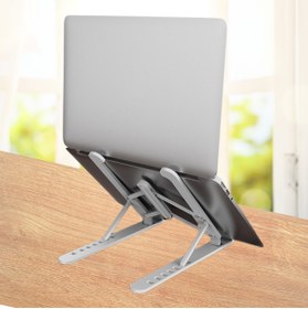 Resim RiverWorld River World Ayarlanabilir Plastik Dizüstü Destek Tabanı Katlanabilir Taşınabilir Laptop Sehpası Yüks 