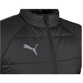 Resim Puma Teamliga Vest Jacket Erkek Günlük Yelek 65796803 Siyah 