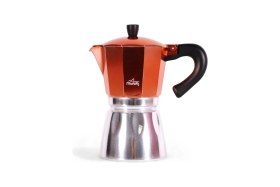 Resim Feyza Design 240 ml Bakır Renkli Alüminyum Moka Pot Espresso Kahve Makinesi 