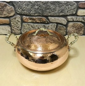 Resim Dövme Bakır Trabzon Güveci 20 cm 