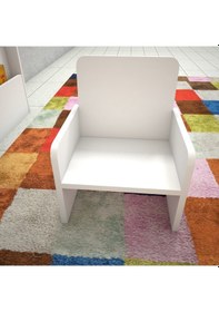Resim Emkawood Emkawood Dream Montessori Sandalye Beyaz 