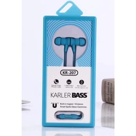 Resim Zeroshop Karler Bass KR-207 Mıknatıslı Kablolu Kulaklık - Mor 