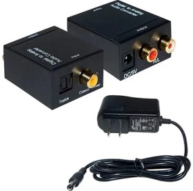 Resim Boblov Dijital To Analog Ses Dönüştürücü Converter Optik To Analog Dönüştürücü 